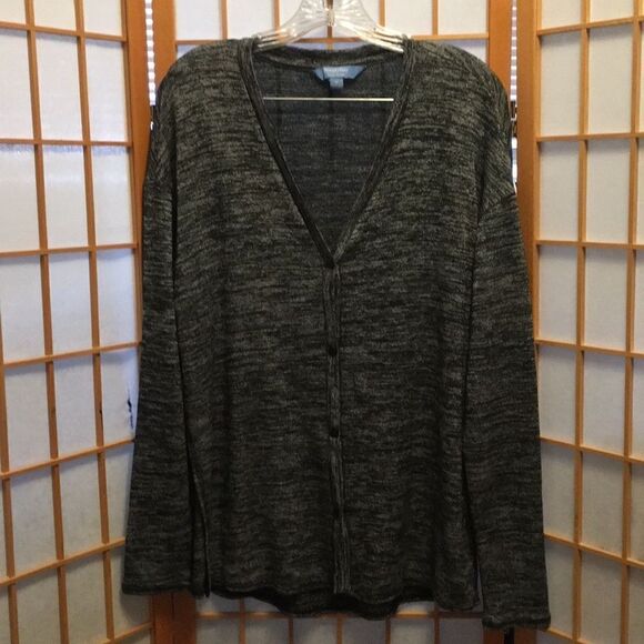 Simply Vera Vera Wang button down L/S cardigan - Picture 1 of 8